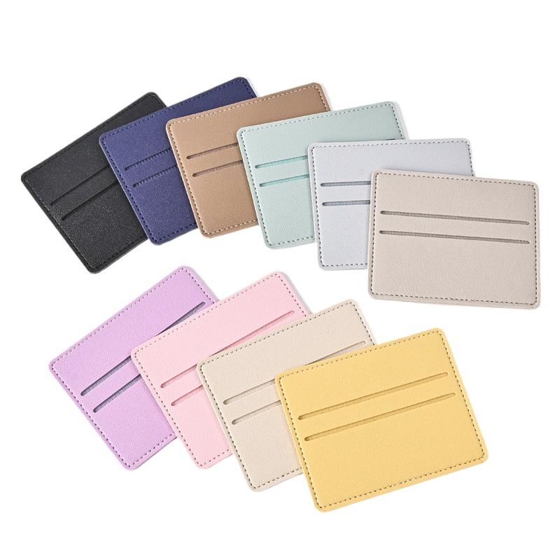 

PU Leather Multi Slot Cards Bag Ultra-thin Men Women Id Card Holder Credit Card Holder Card Case Organizer Cards Wallet Purse