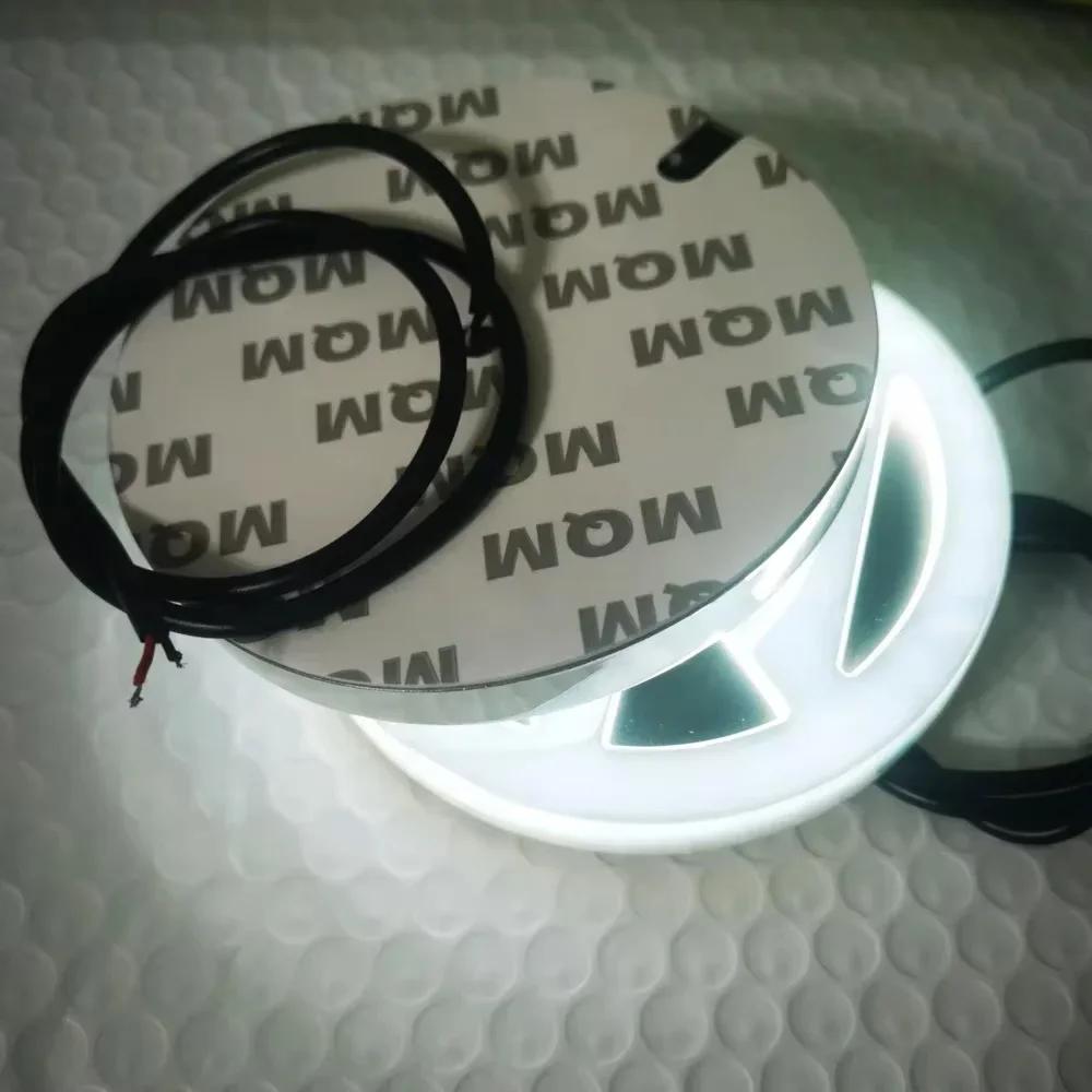 2026 Hot For VW VOLKSWAGEN 110mm Red 4D For VW Badge Light LED Grille VW 4D Logo Light LED Emblems Rear Light For VW Bora Passat CWR1