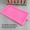 Knitting Cake Tool Silicone Molds Fondant Lace Pattern Baking Moulds Candy Self-Assembly Kitchen Sugar Chocolate Bakeware