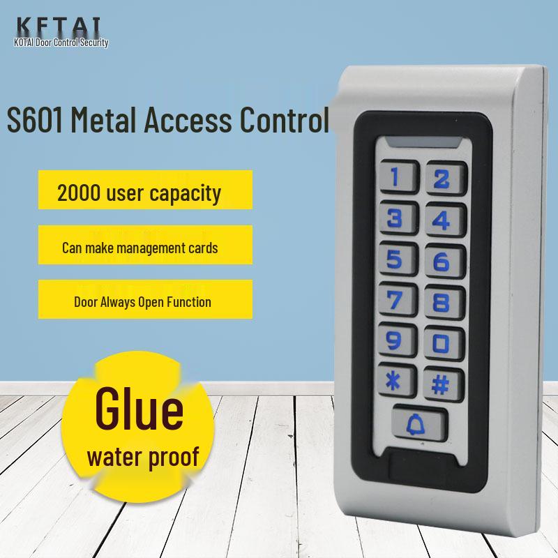 Waterproof Access Control System with Password & Card Swipe - Supports 1000 Users