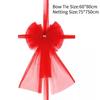Luxurious Red Christmas Traditional Double Layer Bow Door Decoration For Holiday Festivities