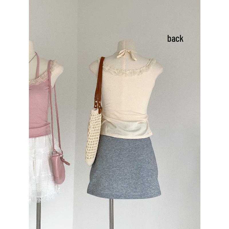 Chic Sweet & Spicy Backless Slimming Camisole with Chest Pads - Women's Versatile Yoga & Fitness Top