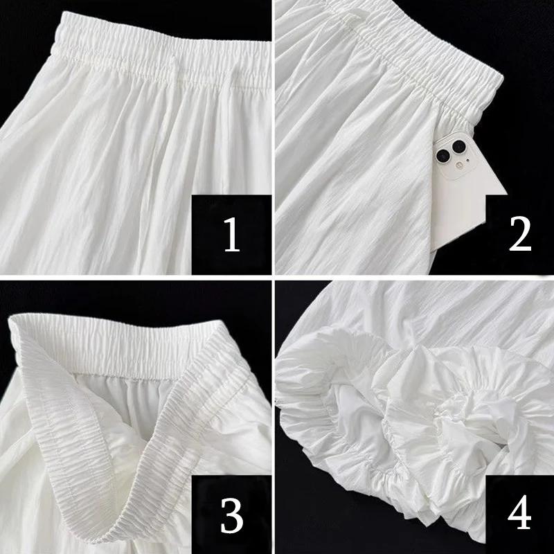 Mädchen Koreanische Mode Weite Hosen Schicke Designer High Waist Hosen Damen Baggy Dünne Lässige Tägliche Hose