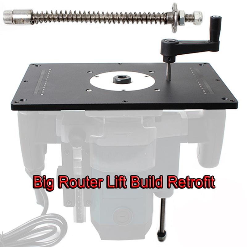 Woodworking Router Lift Retrofit Screws for Table saw Flip Engraving Machine Electric Wood Milling Trimming Machine Insert Plate