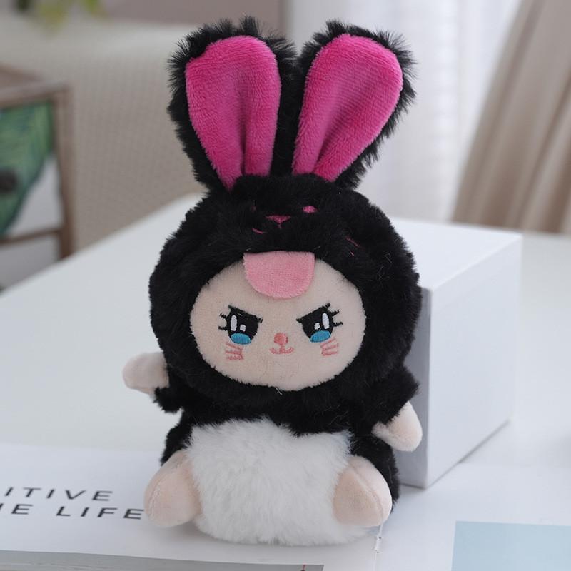 Dreamy Elf Adorable Plush Bunny Keychain Perfect For Stylish Accessories Backpack