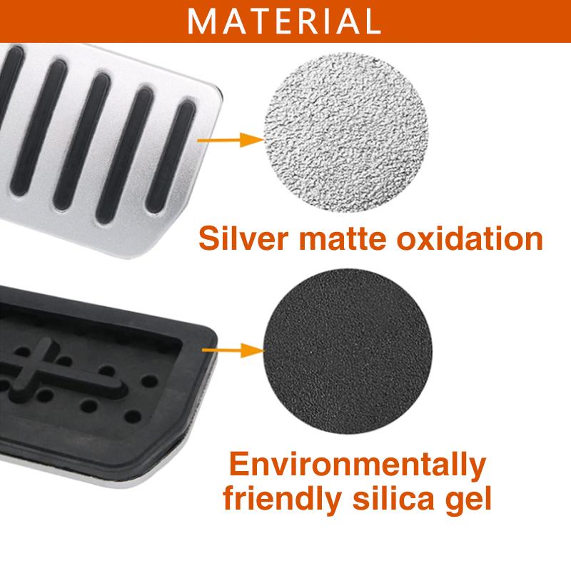 For Hyundai Sonata 2012 Accessories YF i45 2010-2014 Car Foot Pedals Stainless Steel Accelerator Gas Brake Non-slip Pedal Cover