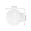 Acrylic Wear-Resistant Globe Lampshade Artistic Decorative Wall Light Cover Outdoor Porch Lamp Shade Lamp Shade