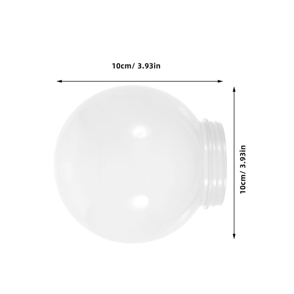 Acrylic Wear-Resistant Globe Lampshade Artistic Decorative Wall Light Cover Outdoor Porch Lamp Shade Lamp Shade