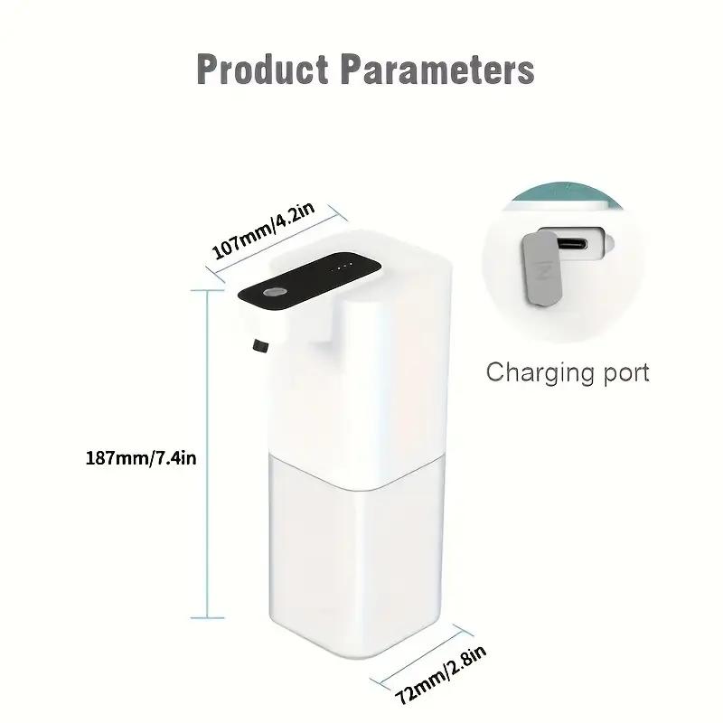 400ML Desktop Touchless Electric Intelligent Automatic Sense Soap Dispenser New Rechargeable Hand Sanitizer Pump Washing Machine