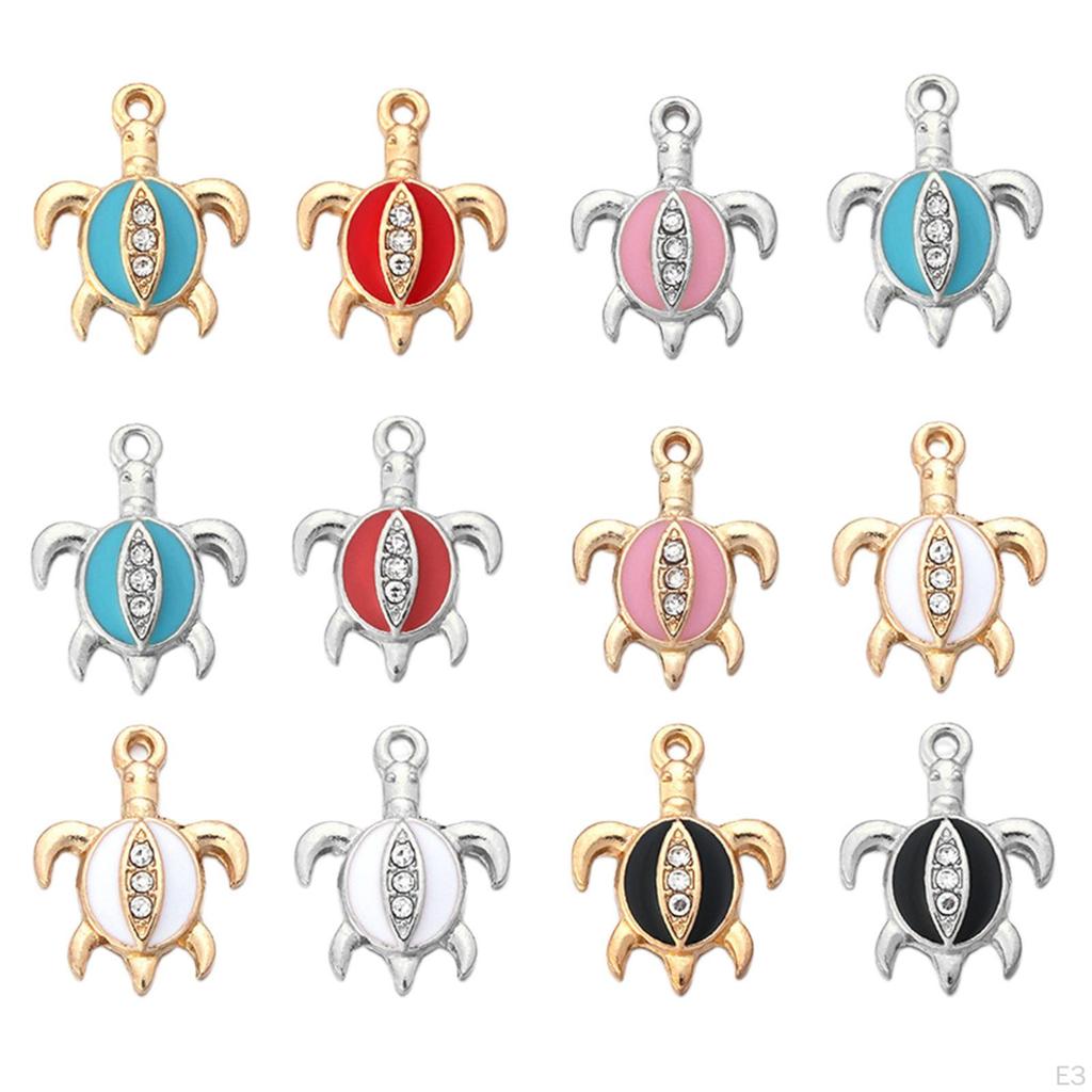 30 Alloy Charms Pendants Colourful Jewelry Making Necklace Earrings Bracelets Gold/ DIY Craft