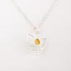 Yellow Cat's Eye Gemstone 925 Sterling Silver Jewelry Handmade Designer Pendant PP-38-44