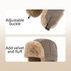Newest Bomber Hat Men Women Thick Warm Russian Ushanka Fur Hat Fashion Male Female Winter Hat Black Grey Earflap Ski Russian Cap