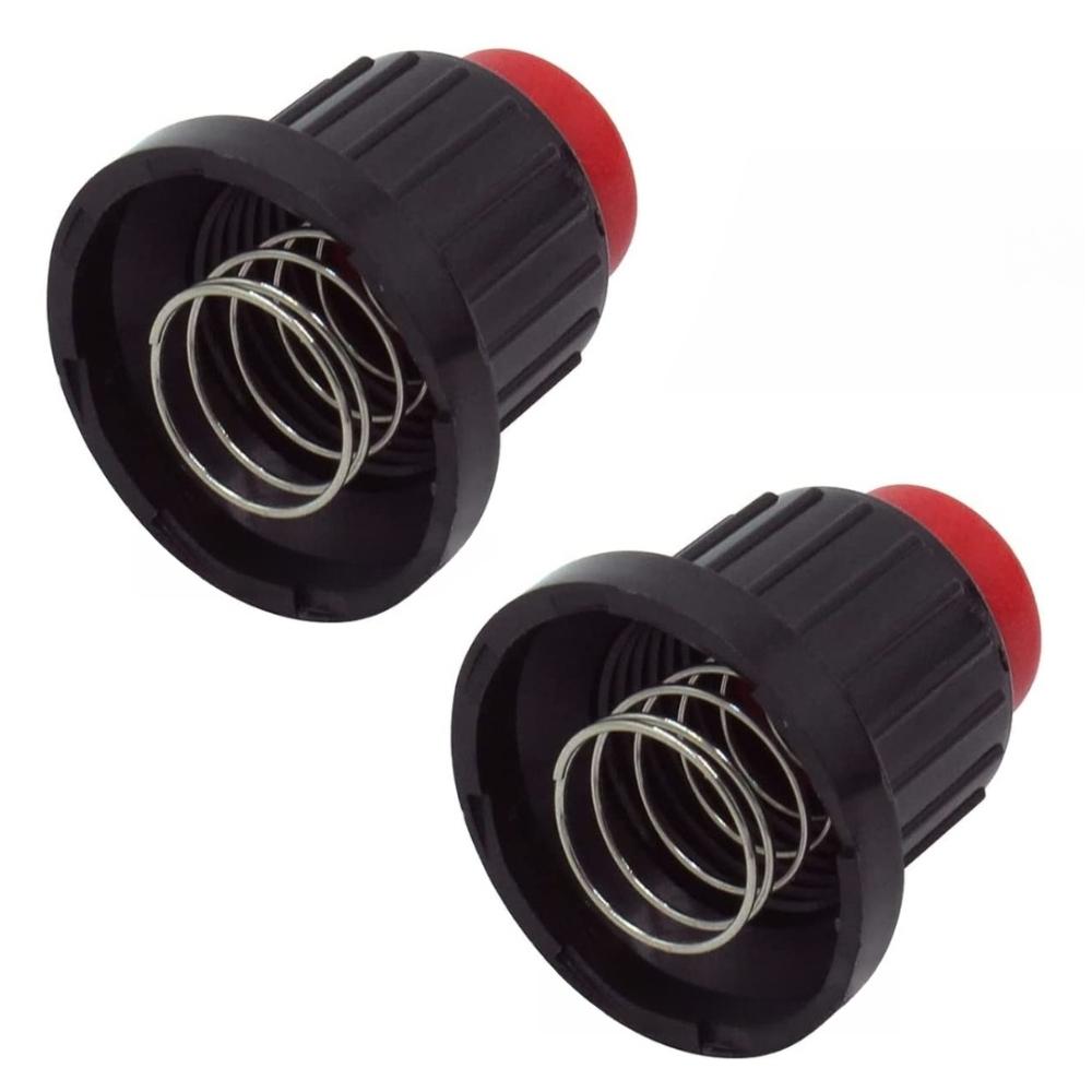 Patio Gas Heater Pulse Ignition Switch 2 Piece Replaceable Red Cap Set