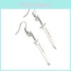 Trendy Geometric Sword-shaped Earrings For Women Alloy Fashion Jewelry 2021