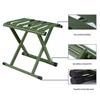 Large Portable Folding Thickened Metal Stool for Outdoor, Fishing, or Picnic Use.