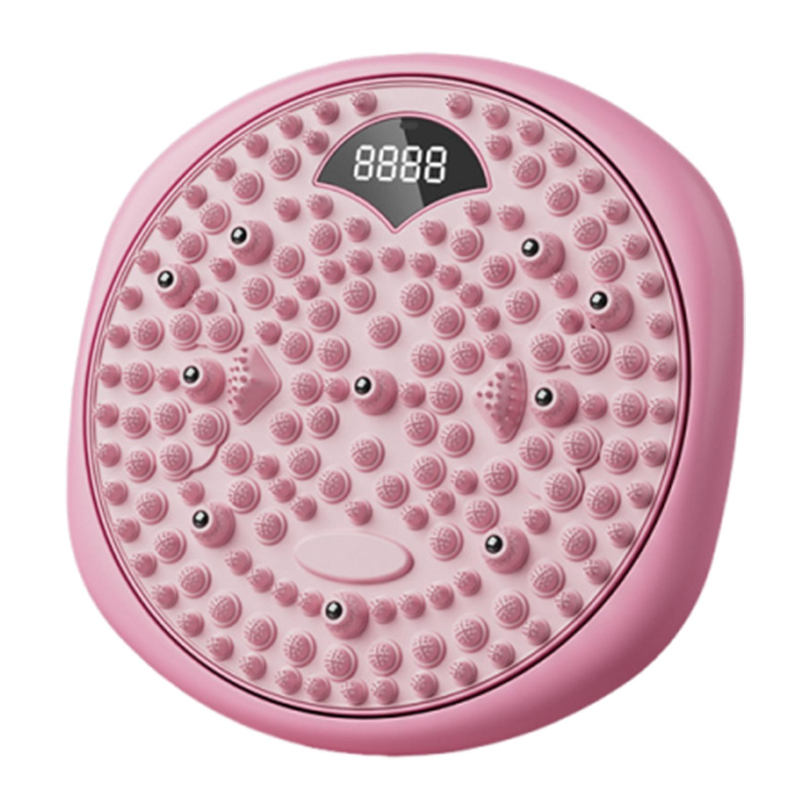 

Waist Twisting Disc Type-C Charging Magnetic Acupressure Mat Non Slip Intelligent Counting Twist Machine for Body Shaping Device рожевий