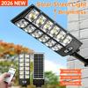 360LED Solar Street Light with Remote Control, Solar Induction Light, Wiring Free, Suitable for Commercial Streets, Courtyards, Paths, Garages