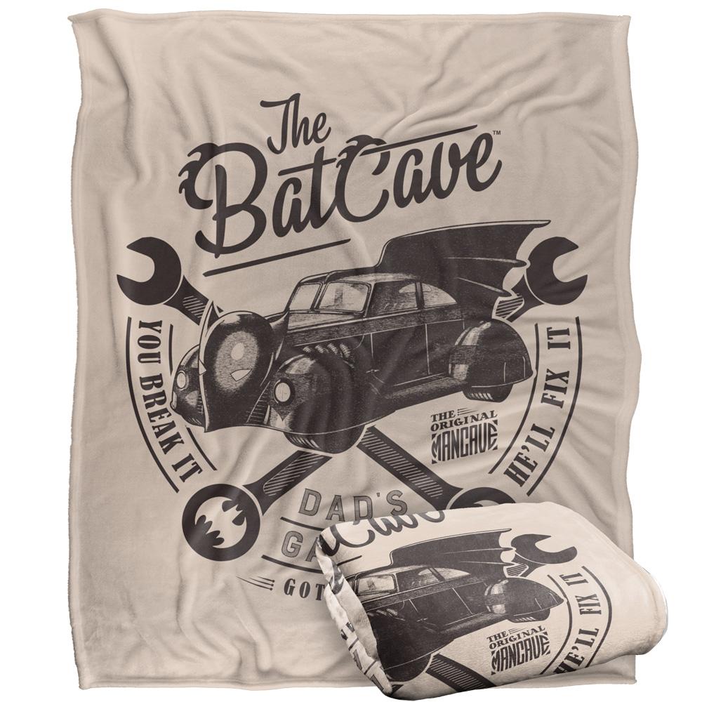 Batman DadÂ´s Garage Batmobile Blanket