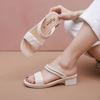 New Summer Women's Non-Slip Thick Sole Beach Sandals Fashion Soft Sole Casual Home Slippers