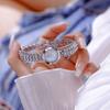 Top Brand Fashion Watch For Women Diamond Bracelet Women Quartz Watches Luxury Stainless Steel Dress Ladies Wristwatch Clock