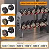 Adjustable Rubber Coated Steel Dumbbell Set