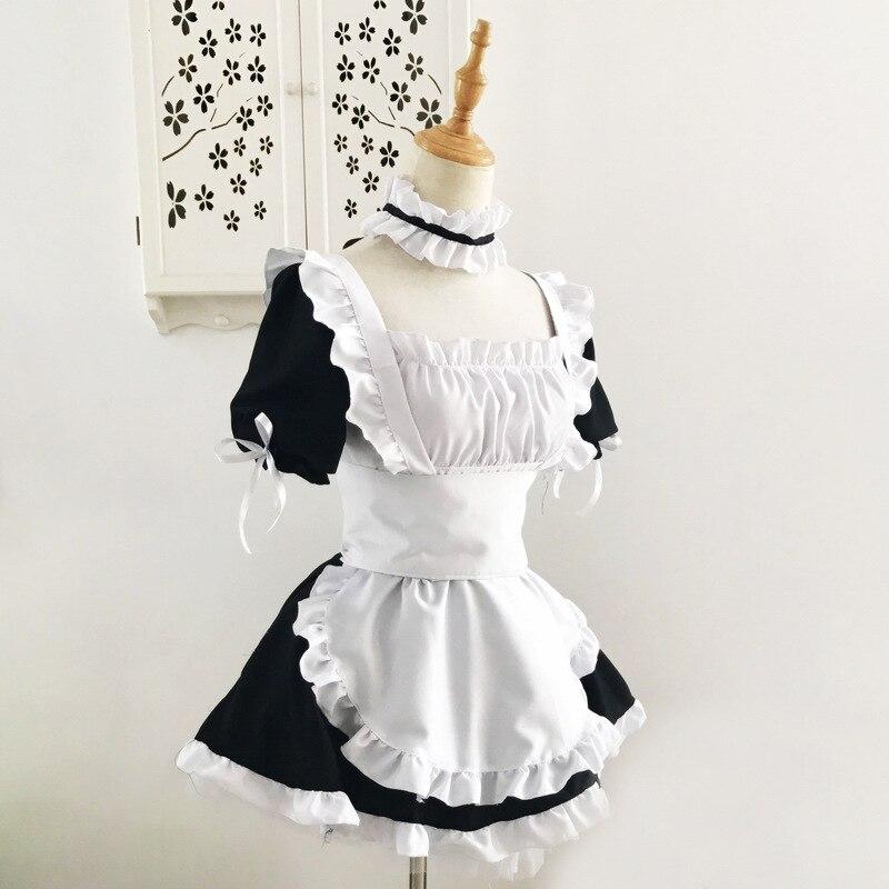 Anime Cosplay Costume Women Maid Outfit Anime Yosuga No Sora Mini Dress Lolita Dresses Cafe Costume Cosplay Costume Role Play Party Stage Clothing
