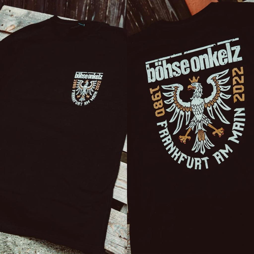 German Heavy Metals Böhse Onkelz Tshirt World Tourt Merch Short Sleeve Men Women Oversized Y2K Tee Cotton High Quality Clothing