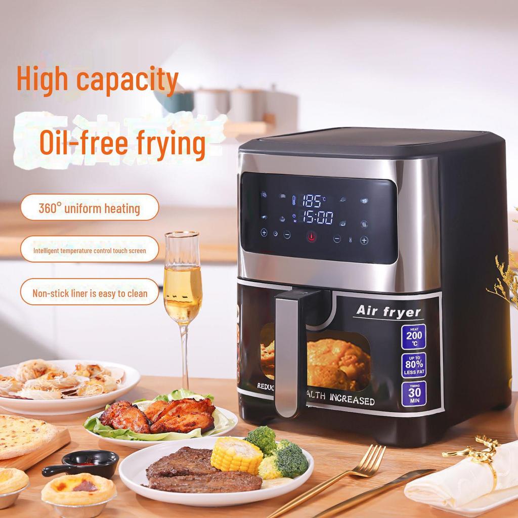 Smart Stainless Steel Large Capacity Multifunctional Air Fryer