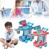 Conjunto de Brinquedo Doutor Infantil Com Caixa de Armazenamento e Estetoscópio Para Presente de Crianças