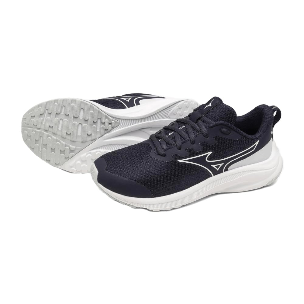 Mizuno Scarpe Junior Mizuno Esperanza Scarpe Atletiche per Giornate Sportive e Scuole Leggere Ragazzi Scuola Elementare Blu Navy x Bianco x Azzurro cm 3E Jr.