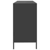 Sideboard Black 135 x 39 x 73.5 cm Cold Rolled Steel