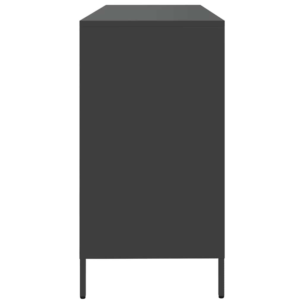 Sideboard Black 135 x 39 x 73.5 cm Cold Rolled Steel