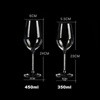 Premium Goldfolie Kristallglas Weinglas Champagnergläser für Getränke Whiskeyglas Weinglas Original Cocktailgläser Set Tassen
