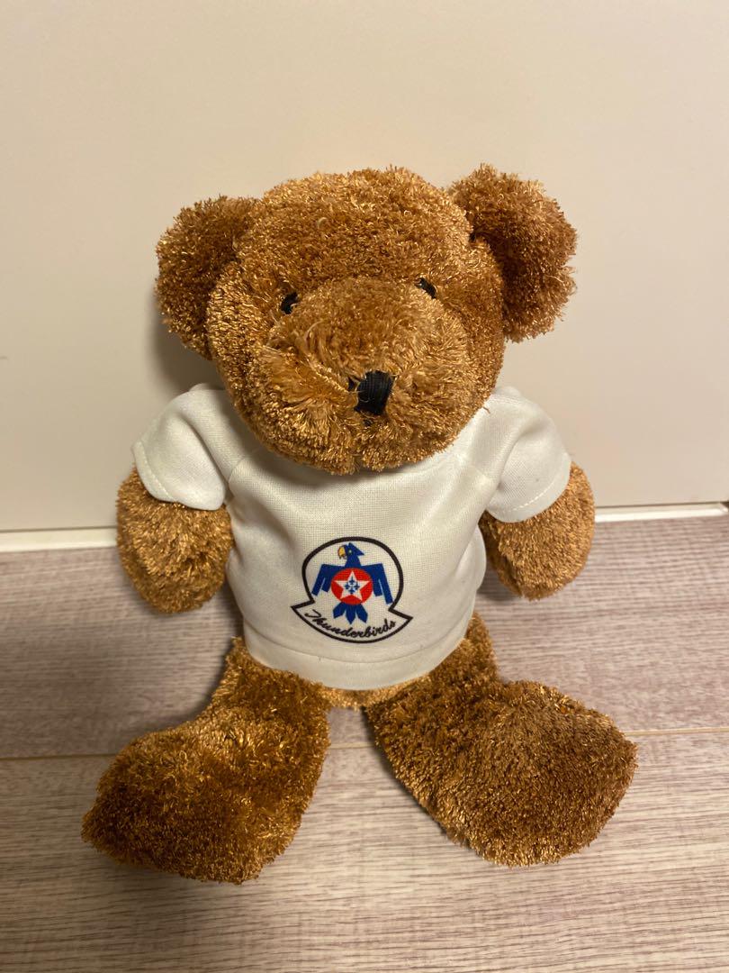 

[USED] Teddy Bear, U.S. Air Force Thunderbirds, 2004 Hyakuri Air Base Air Show Commemorative Merchandise