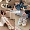 [sheii]~ Women's Shoes Spring and Summer Open Smile Platform Casual Canvas Board Shoes Women's White Shoes