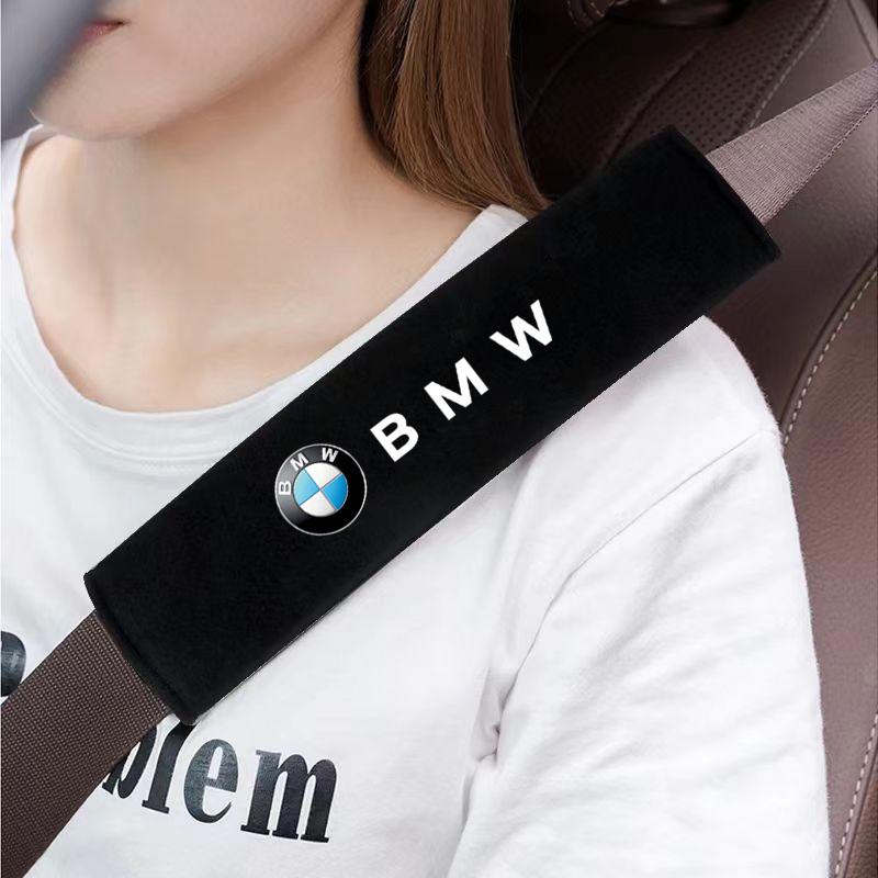 DLCP9 Car Seat Belt Shoulder Protector Cover Safety Belt Padding Pad For BMW M e46 e90 e60 f30 f10 e39 e36 g20 g30 f20 e87 Accessories