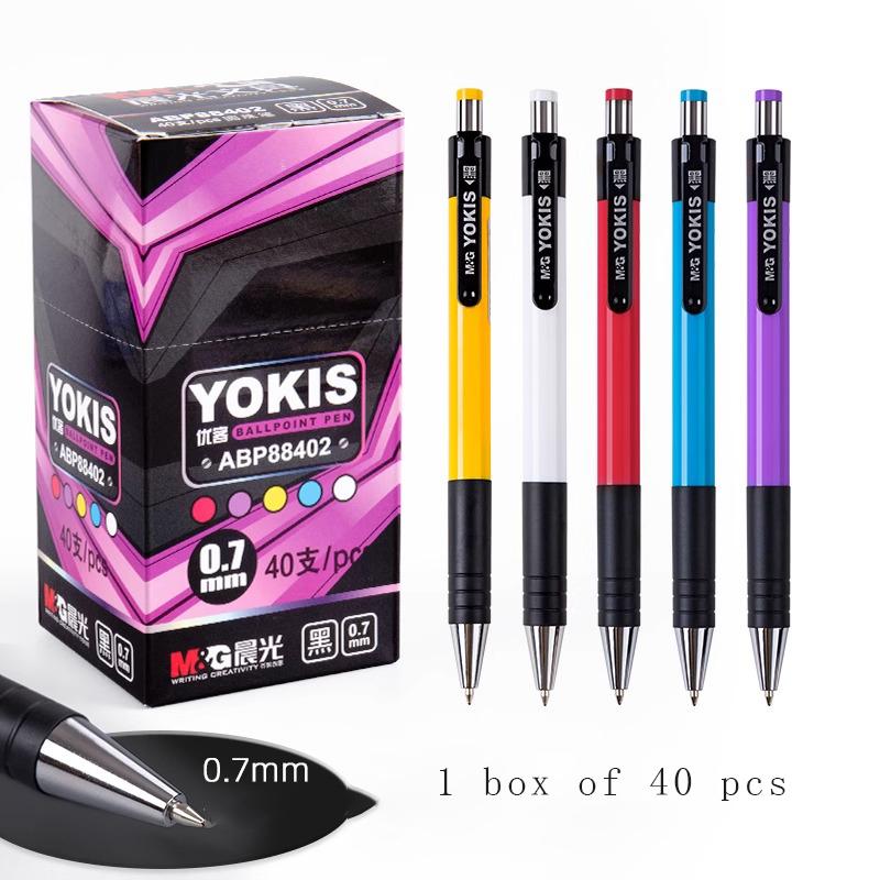 M&G Ballpoint Pen Press Type 0.7MM,student and Office Use,high Color Ballpoint Pen,wholesale
