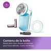 Rasoir Anti-Bouloche/Anti-Peluche - Elimine les Bouloches sur Vêtements, Bleu