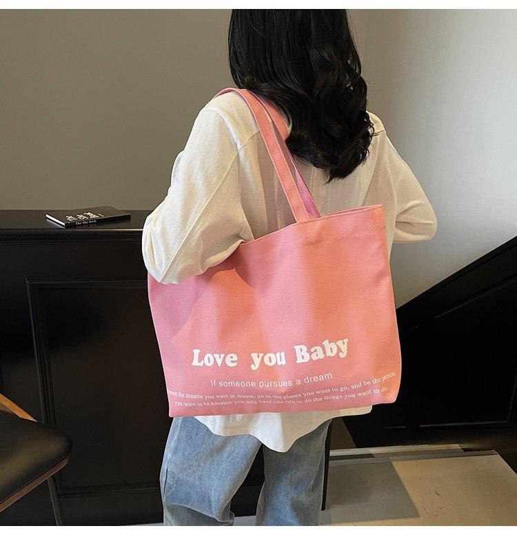 

холщовая сумка-тоут с алфавитом, сумка через плечо макарон, сумка-тоут с принтом алфавита, плечевая сумка для покупок, сумка one size fits all розовый