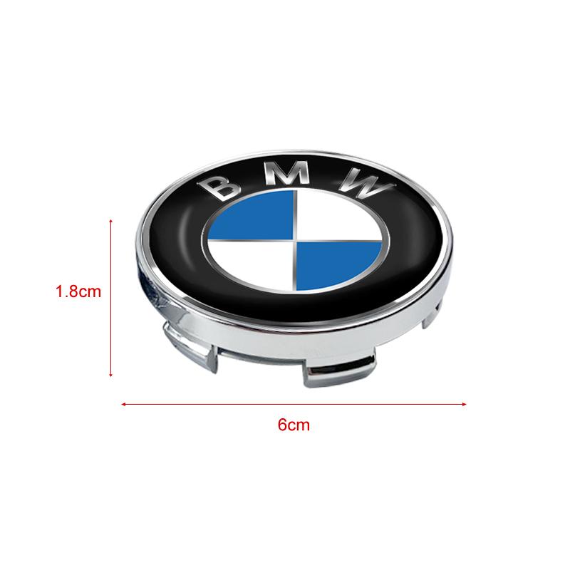 4 stk 60MM Bilhjul Senter Navkapsel Biltilbehør For BMW M Performance E53 E60 E61 E62 E70 E71 E83 E84 E87 X2 X3 X4 X5 X6