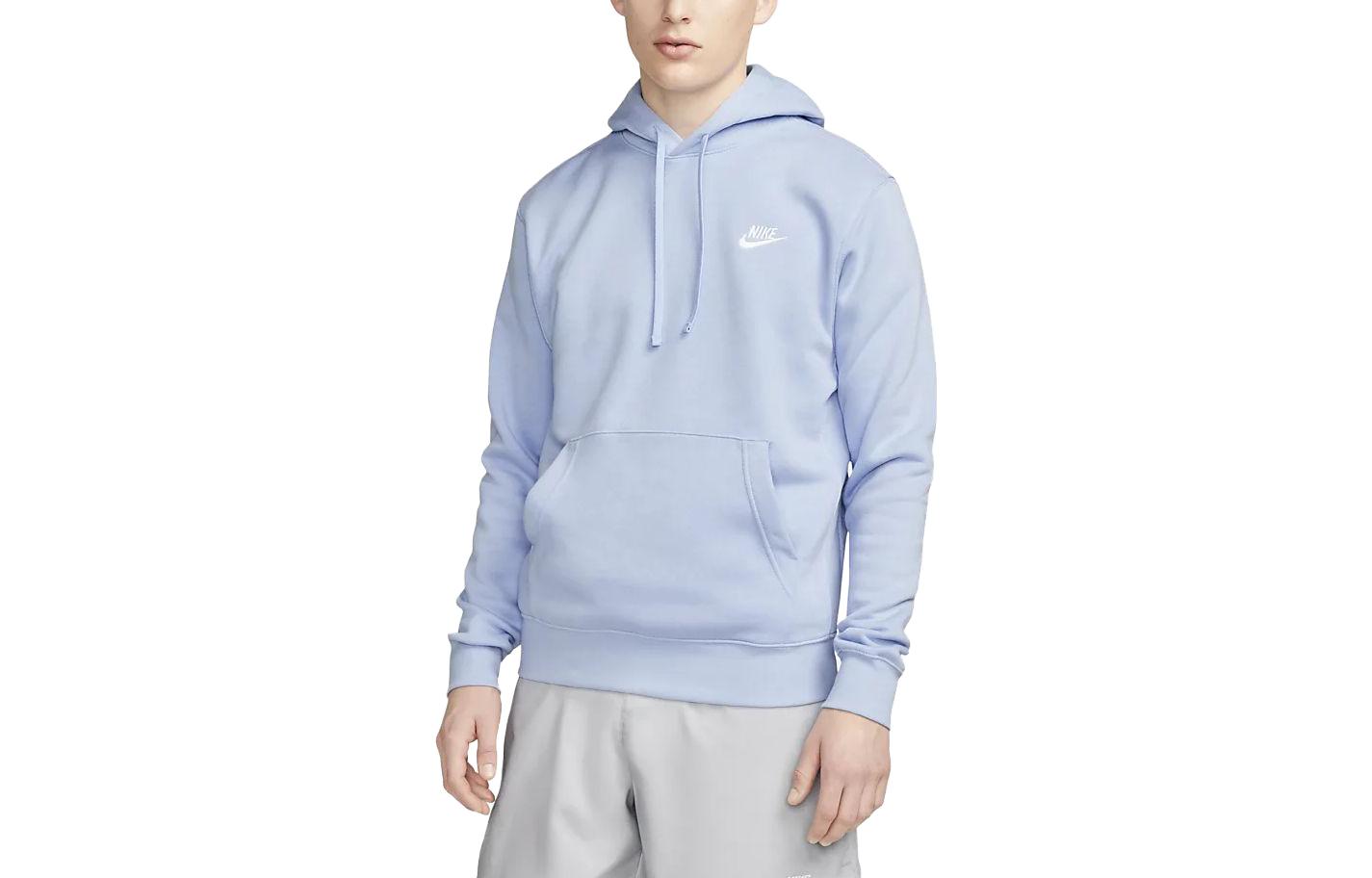 Nike Sweatshirts Men s Haze Blue Hooded Moderate Other BV2654-479 S