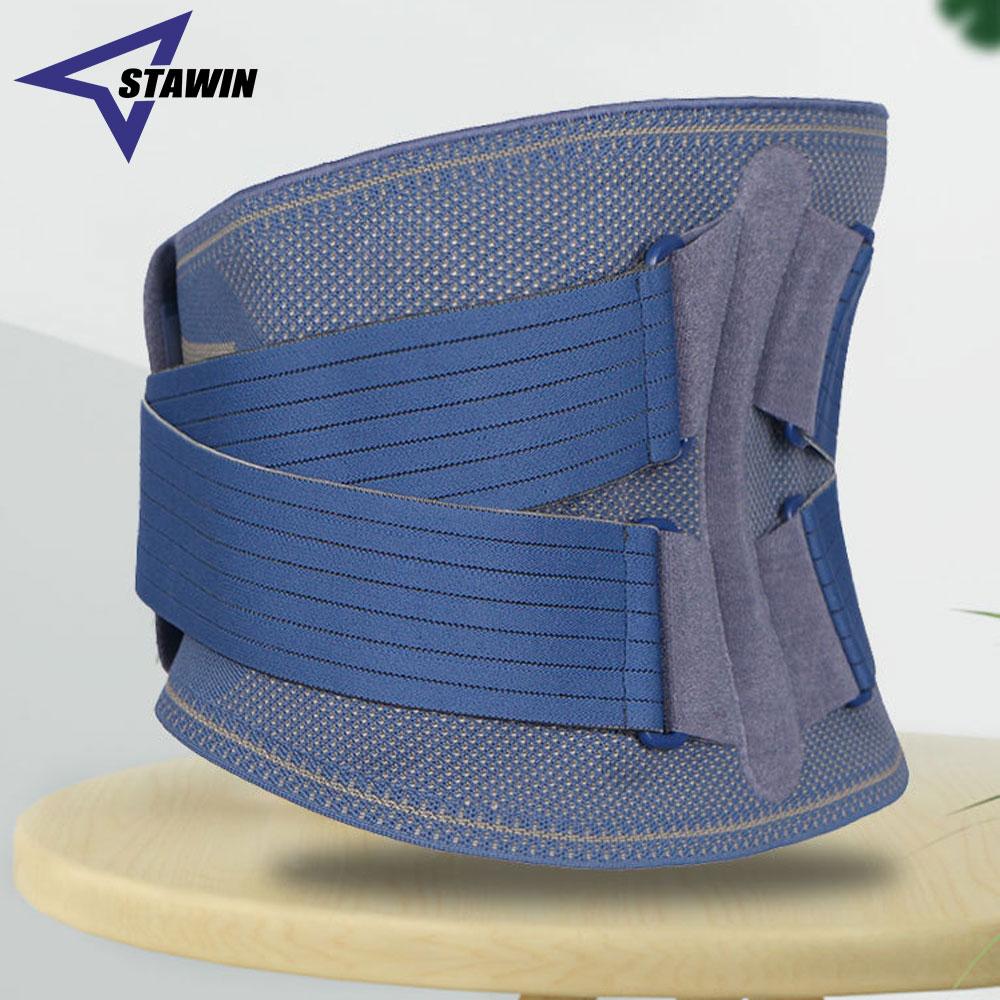 

5 Stays Sports Back Brace Waist Trainer Belt for Lower Back Pain Relief Workout Fitness Weight Loss Support M