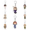 DUOFAFA XYUN Hetalia Italy Germany Key Holder Japan Keychain Unofficial Cosplay Item Acrylic Popular Anime Decoration Cute Loss Prevention Accessory