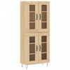 Highboard Sonoma Oak 69.5 x 34 x 180 cm Engineered Wood