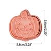 10x Cartoon Fun Biscuits Mould Set Halloween Pumpkin Cookie Cutter Stamp Plastic Biscuit Pastry Cutters Cake Decors