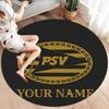 Philips Sport Vereniging Custom Name Round Area Rug,Carpet Rug for Living Room Bedroom Sofa Playroom Decor,Non-slip Floor Mat
