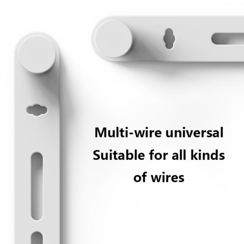 5Pcs Silicone Cable Ties Cord Organizers Wrap Reusable Washable Wire Ties Management Adjustable Charging Cable Strap Tie