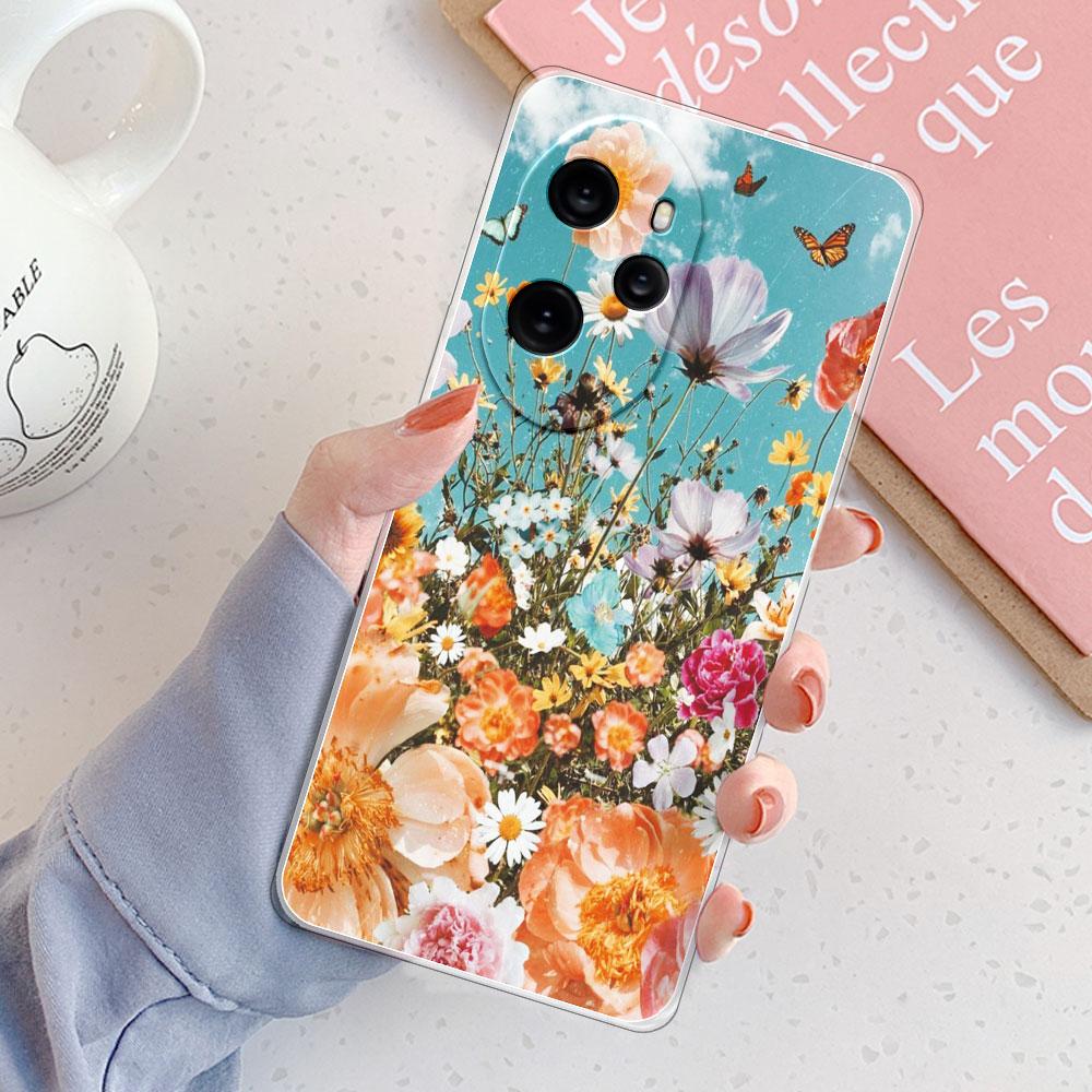 For Honor 100 Pro Case For Honor 100 Shockproof Cover Clear Soft Silicone Phone Case Fundas For Honor 100 Pro Coque Bumper Funda