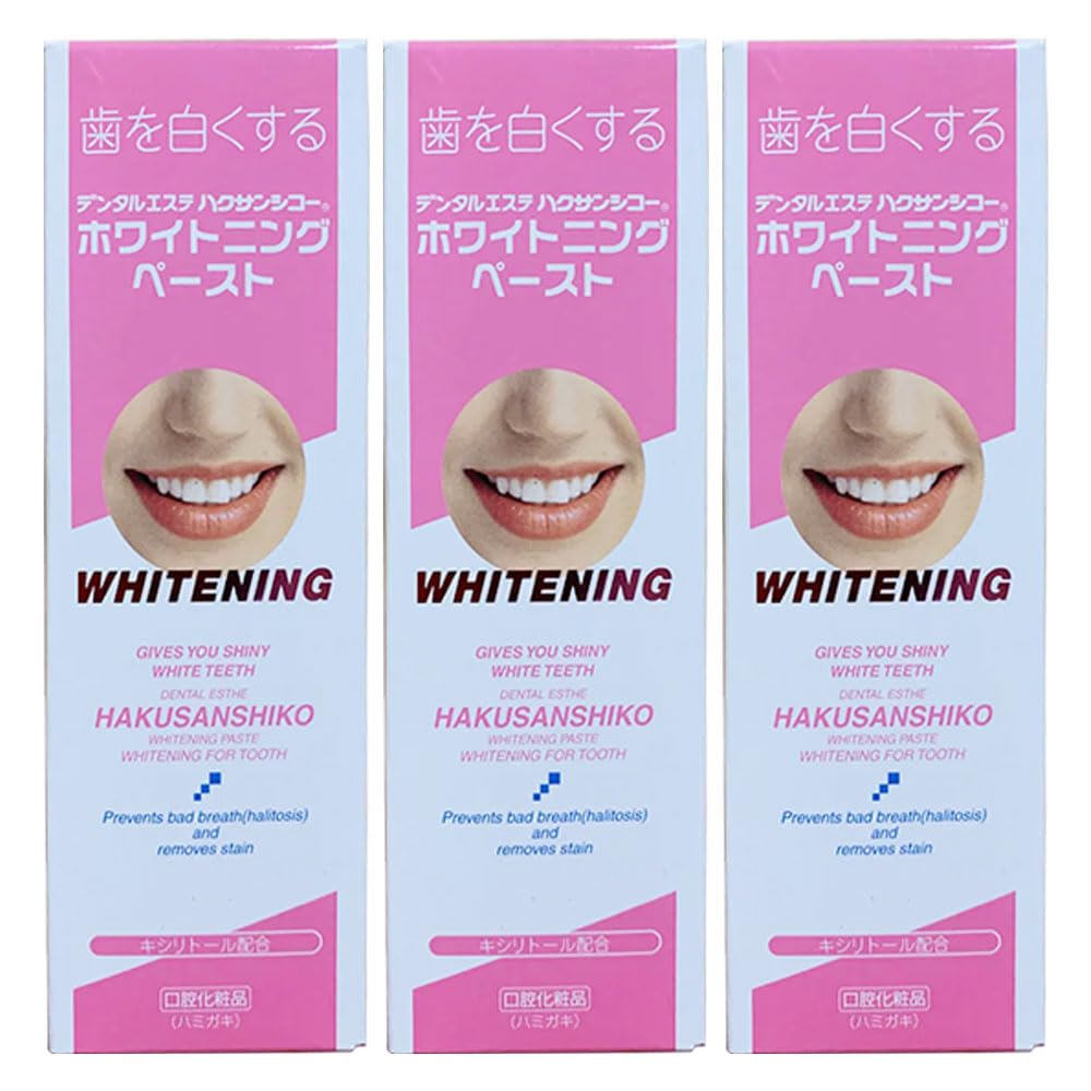 

Hakusan Shikoh Whitening Paste 90g x 3 Toothpaste Dental Whitening