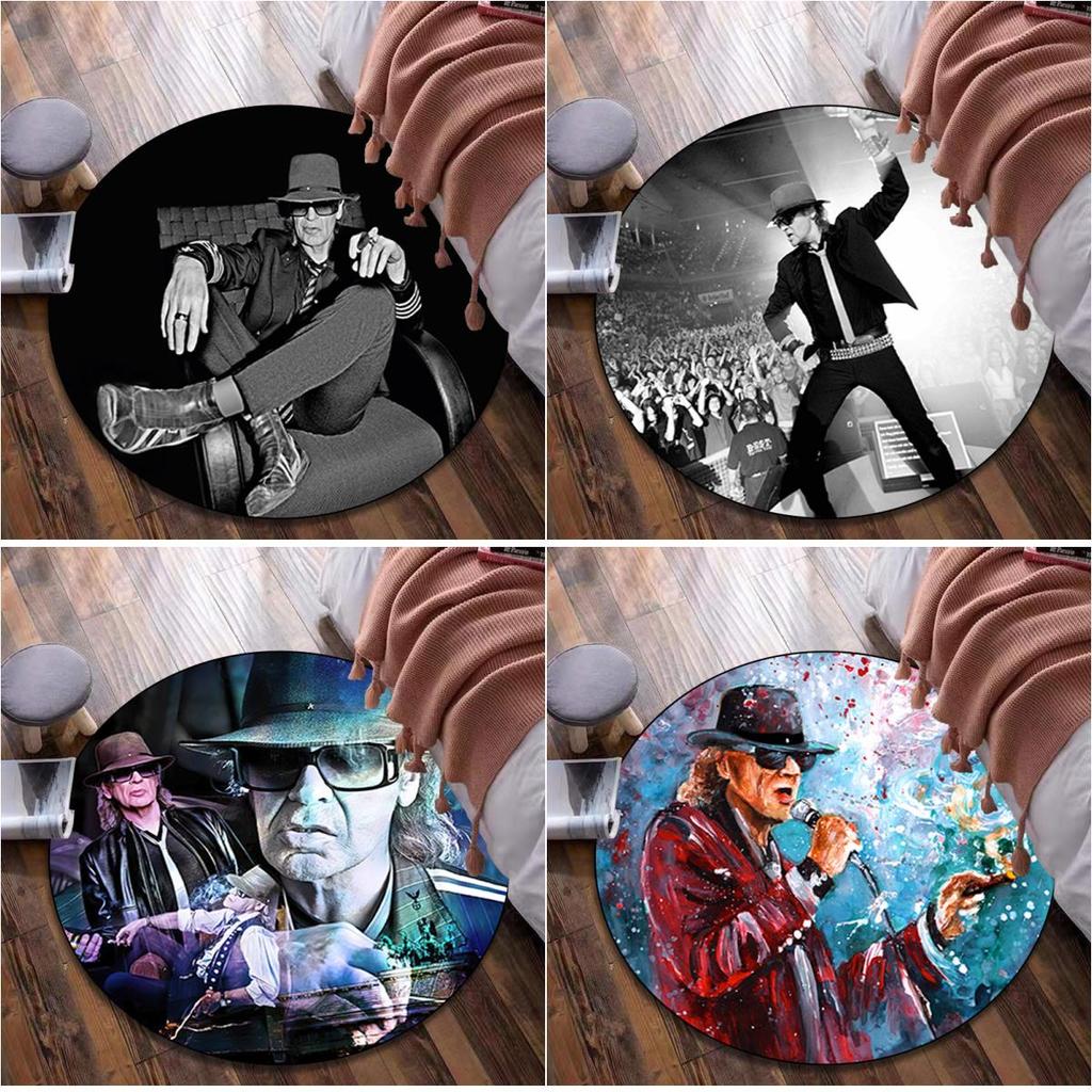 Udo Lindenberg Rond Vloerkleed - Decoratief Kantoorkleed Voor Woonkamer Slaapkamer Deurmat Vloerkleed Computerstoel Gebiedskleed